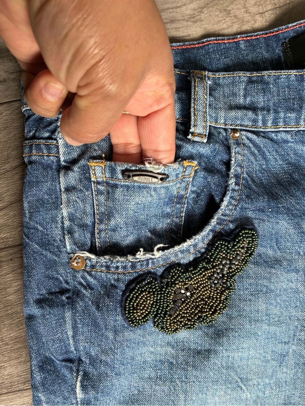 Animale Brazil Beaded
Cropped Jeans Women Size 42
Blue Designer
Denim.100%Cotton - Picture 6 of 16